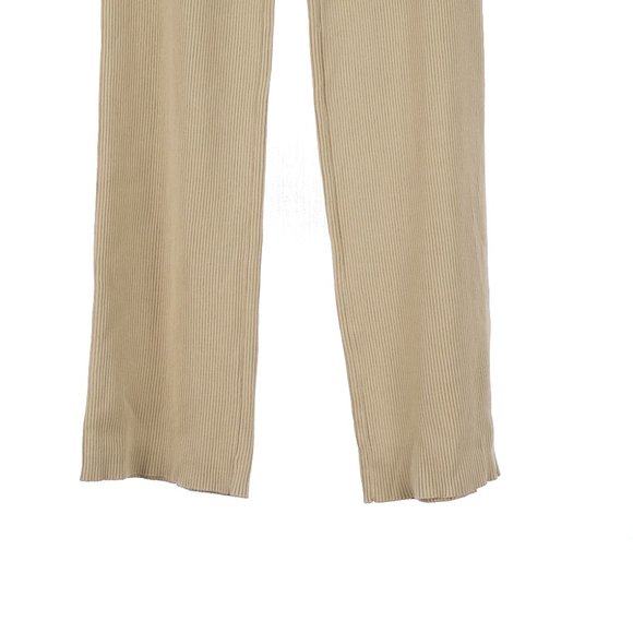 Cider Light Green Beige Ribbed Pants Women's Large - Picture 3 of 7